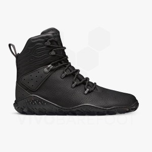 Men's Vivobarefoot Tracker Forest Esc Hiking Shoes Obsidian | IE032GY
